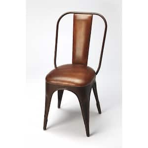 Bernadette Medium Brown Metal Side Chair