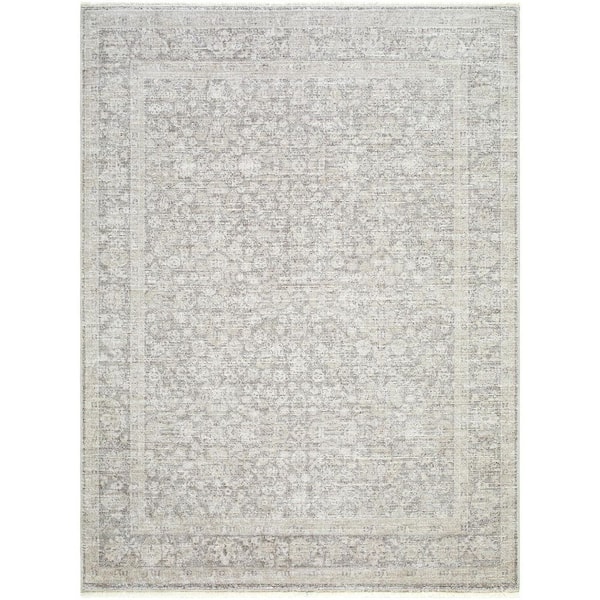 Galey Alix Maria Elena V Vintage Medallion Tan 10 ft. x 14 ft. Area Rug