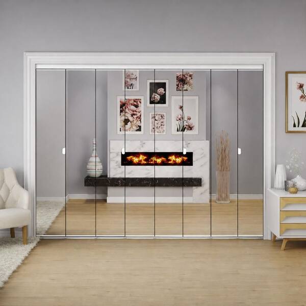 Impact Plus 144 in. x 96 in. Polished Edge Mirror Solid Core MDF