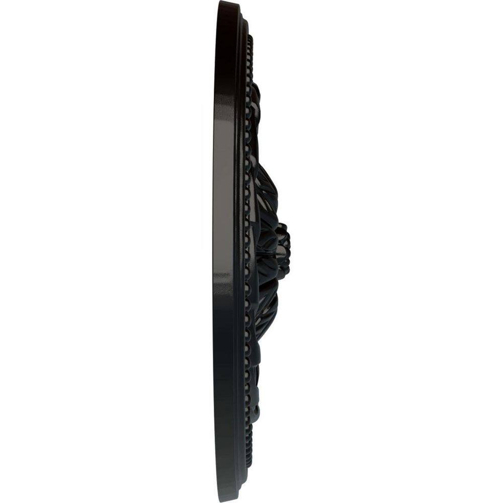 Jet Black 16" Polyurethane Decorative Ceiling Medallion