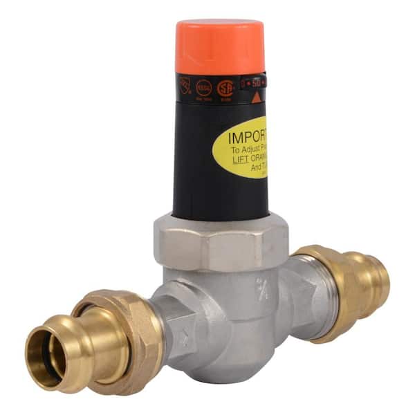 3/4 in. Copper Press EB25 Pressure Regulating Valve Poly Top