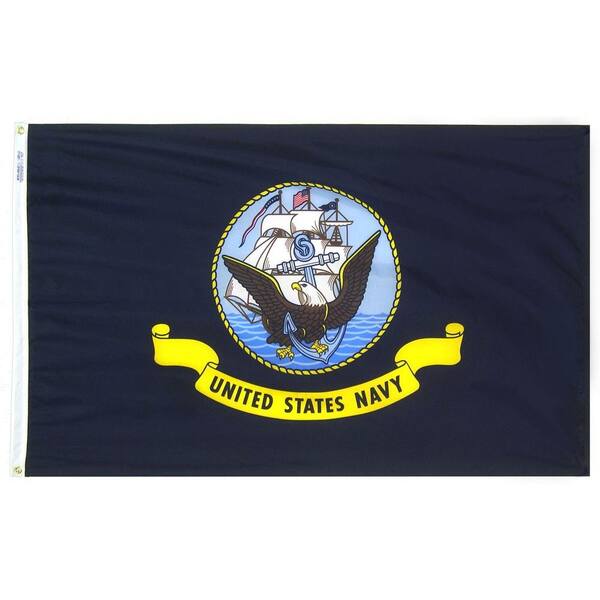 thumbnail image 2 of Breeze Decor US Navy Retired Garden Flag – 28x40 Inch – Made In USA – Multi-Color Blockout Material 2 of 6