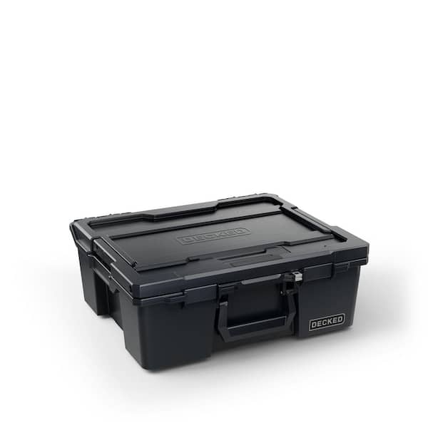 Tool Pro Weatherproof Box DECKED Halfrack 32 Weatherproof Case - Black A0020-HRAK-BLK - The Home ...