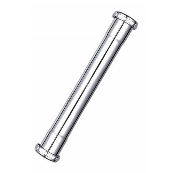 Westbrass 1-1/2 in. x 16 in. Brass Double Ended Slip-Joint Extension Tube in Polished Chrome