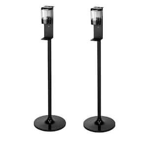 700 ml. Automatic Gel Sanitizer Dispenser with Stand in Black (2-Pack)