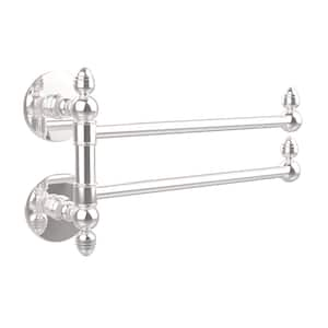 Allied Brass Que New Collection 2 Swing Arm Towel Rail in Polished Chrome  QN-GTB-2-PC - The Home Depot