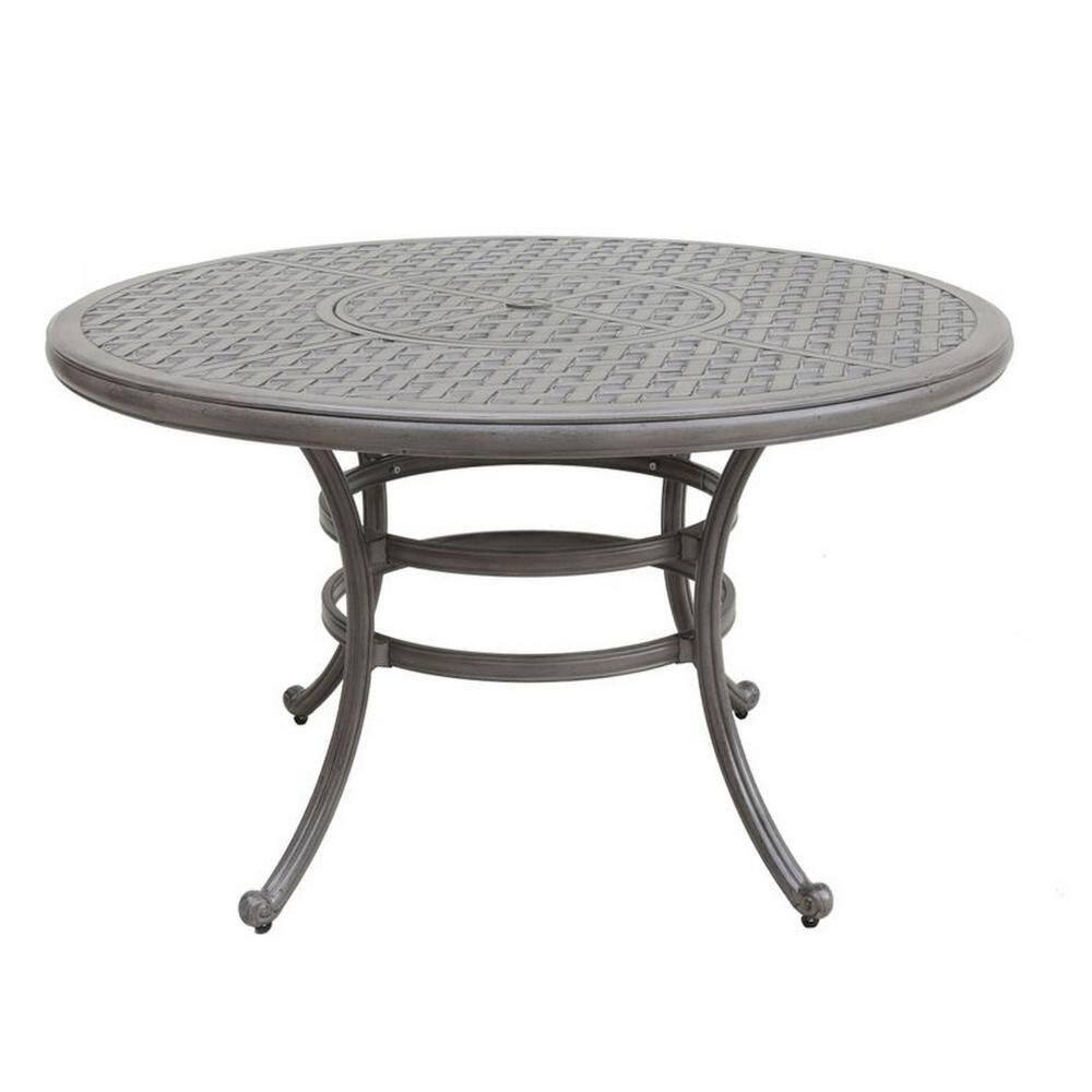 Mace Gray Round Aluminum Outdoor Dining Table price history on PriceWatchPro