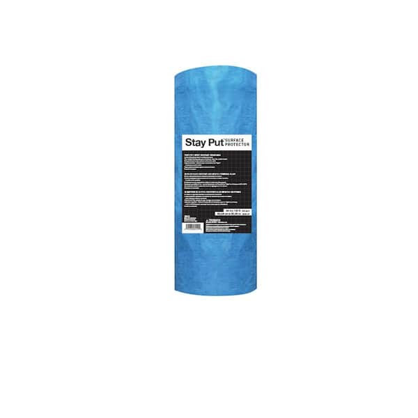 Unbranded 2 ft x 100 ft. Stay Put Surface Protector
