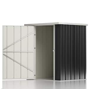 4 ft. W x 3 ft. D Metal Outdoor Storage Shed, Tool Shed with Lockable Doors Updated Frame Structure 12 sq. ft.