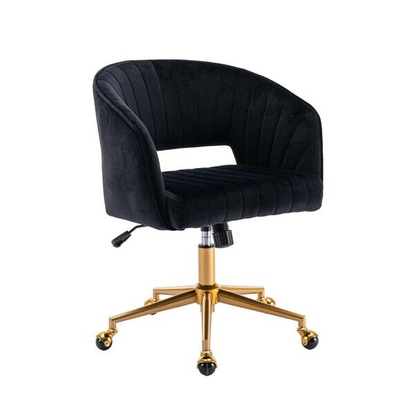 small velvet office chair