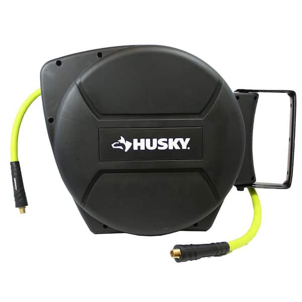 Husky 3/8 in. x 50 ft. Hybrid Retractable Hose Reel 540HR-RET-HOM - The  Home Depot