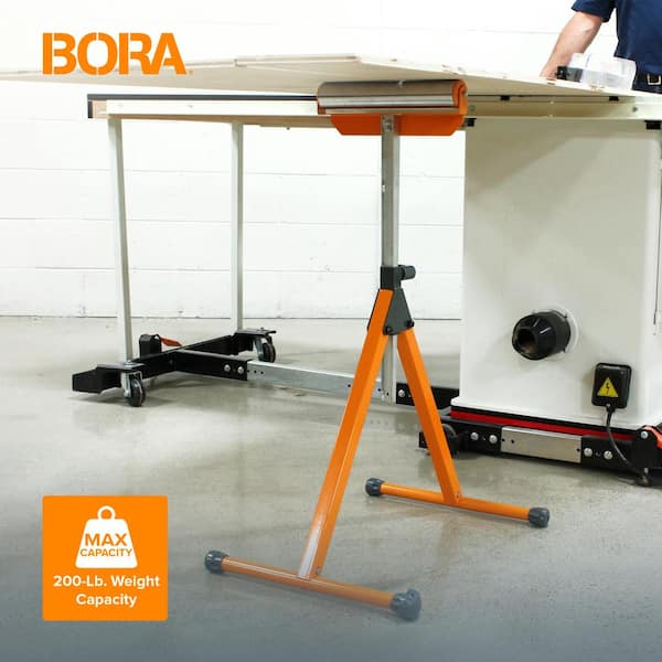 BORA 27 in. to 43-3/4 in. Tri-Function Pedestal Roller Stand (2-Pack)  PM-5093T - The Home Depot