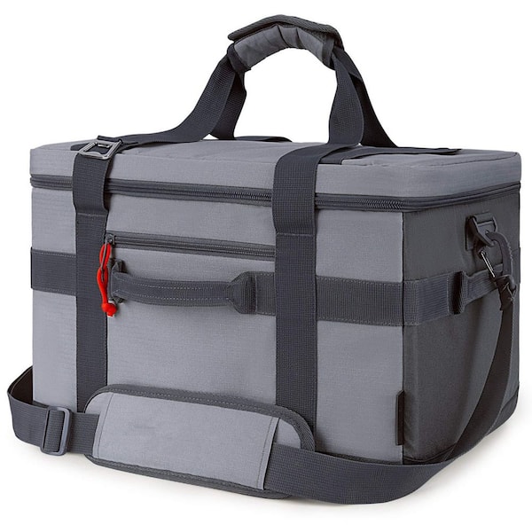 32 qt. Large Capacity Insulated Soft-Side Cooler with Leak-Proof Design and Multiple Carrying Options for Picnic