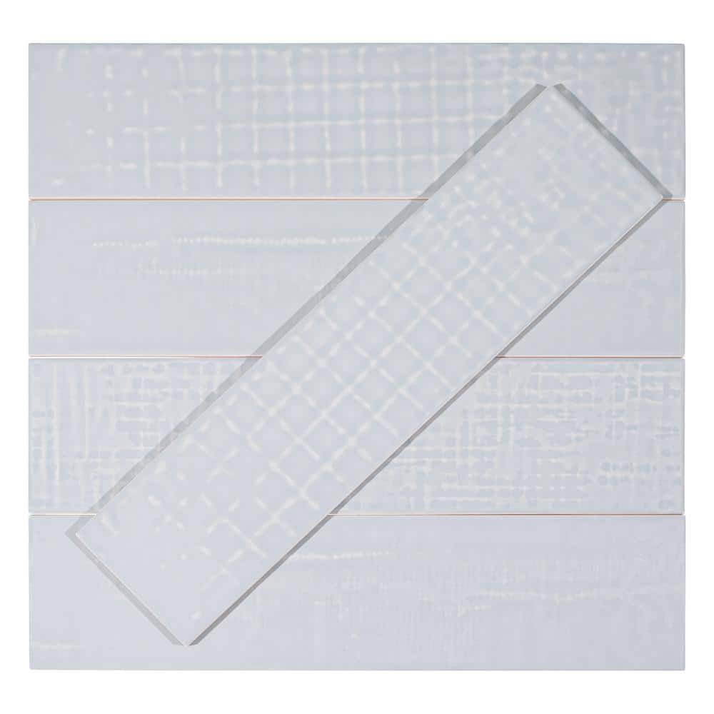 Perfecto Marvelli 4'' x 16'' Gray Ceramic Subway Tile