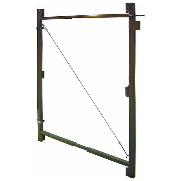 Adjust-A-Gate 36 in. to 60 in. W Opening Up To 7 ft. H Steel Frame Gate Building Kit