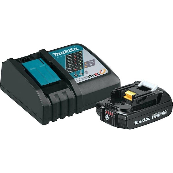 Makita 18V LXT Lithium-Ion 2.0 Ah Battery and Charger Starter Pack