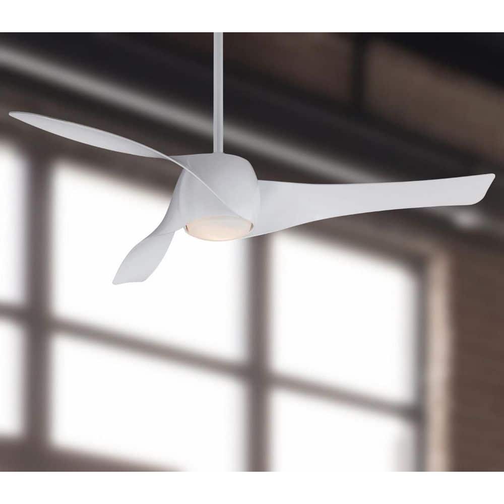 MINKA-AIRE Artemis 58 in. Integrated LED Indoor White Ceiling Fan