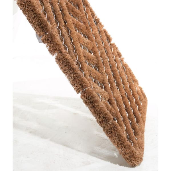 24 in. x 16 in. Brown Coir Outdoor Door Mat