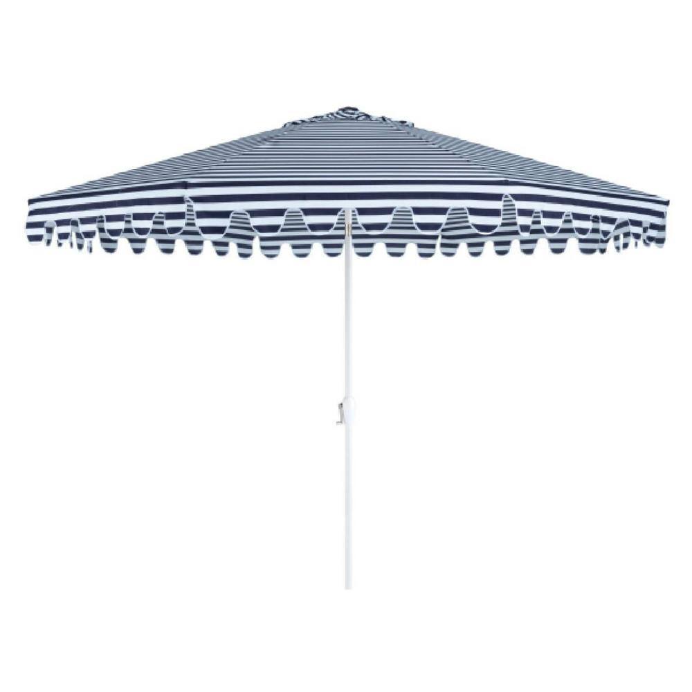 11 ft. Market Push Button Patio Umbrella in Navy and White price history on PriceWatchPro