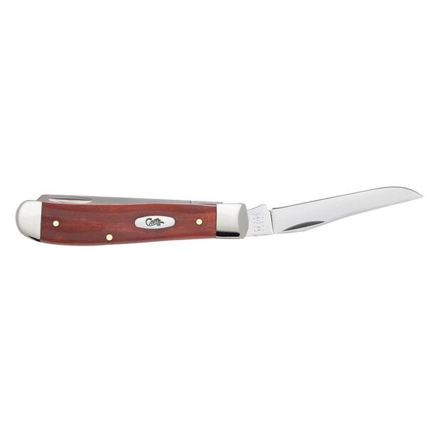 W. R. Case & Sons Cutlery Co Smooth Chestnut Bone Mini Trapper Pocket Knife  FI28700 - The Home Depot