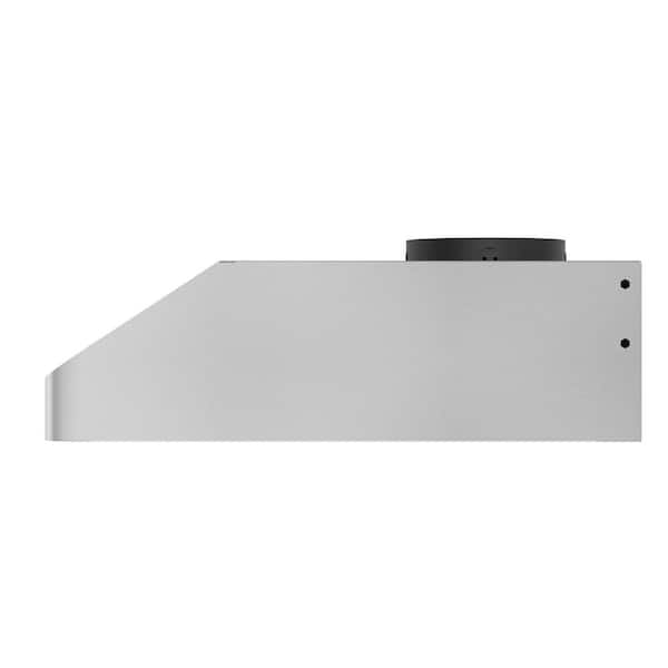 30 in. Under Cabinet Shell Only with Light, 5 Levels Wind-force, Remote  Control Available Range Hood in Silver Ra Hood-1 - The Home Depot