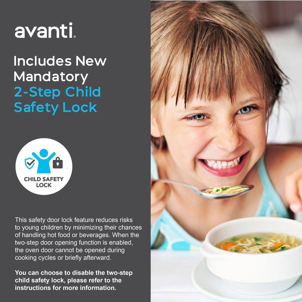 Avanti 1.5 cu ft White Countertop Microwave with Timer