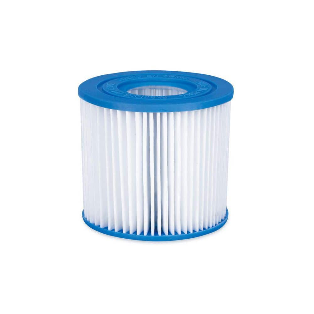 Summer Waves 14 Foot Dark Herringbone Rectangular Pool with Filter Pump