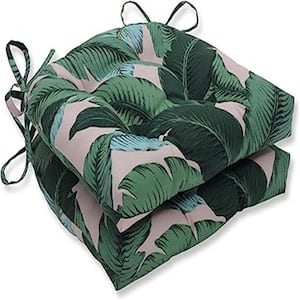 Outdoor/Indoor Swaying Palms Capri Green Loveseat Cushion, 2-Count (Pack of 1)
