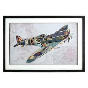 P-51 Mustang Multi-Color 3D Collage