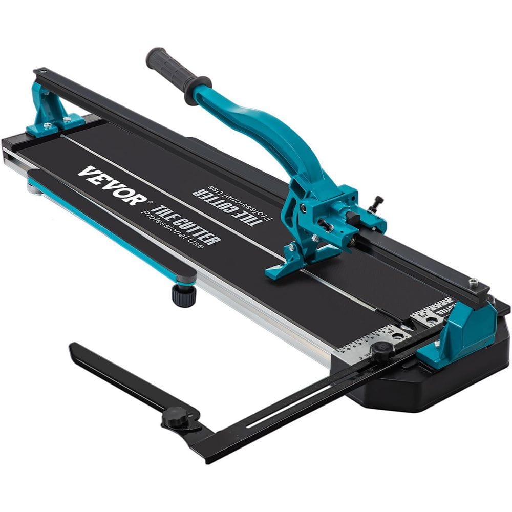 VEVOR Tile Cutter 48 in. Manual Tile Cutter with 0.6 in. Aluminum Blade and Replacement Blade Non slip hand grip