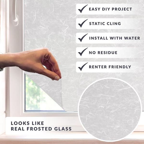 Rice Paper 36 in. x 72 in. Window Film