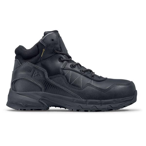 Ace Unisex Piston Mid Water Proof 4 in. Work Boots - Aluminum Toe- Black Size 11.5(M)