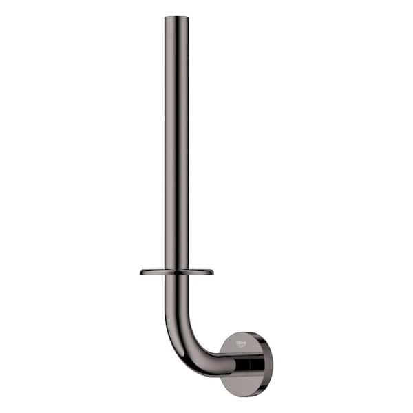 Essentials Wall Mount Double Toilet Paper Holder in Hard Graphite