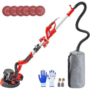 Drywall Sander 850-Watt Electric Drywall Sander Foldable Sheetrock Sander Telescope Handle Variable Speed