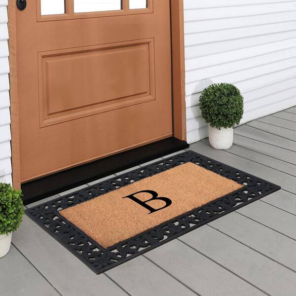 A1HC Modern Indoor/Outdoor Rubber Grill Doormat - On Sale - Bed