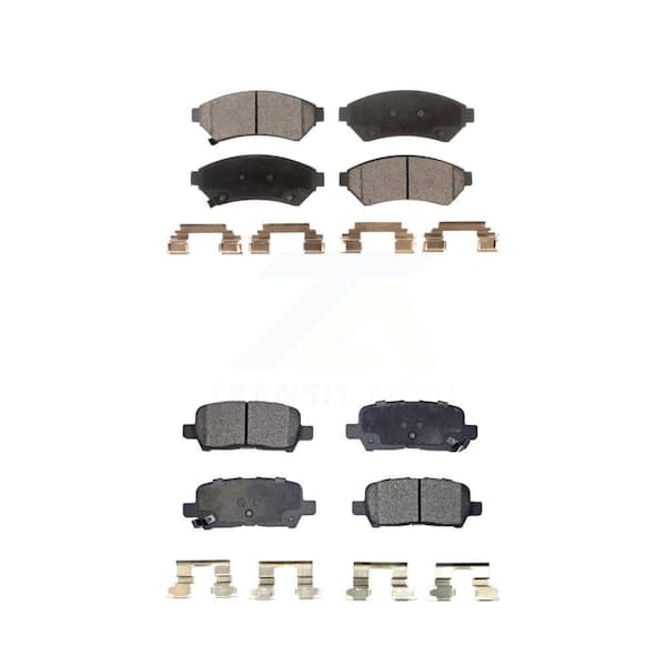 TEC Front Rear Ceramic Brake Pads Kit For Pontiac Grand Prix Buick LaCrosse Allure KTC-100049