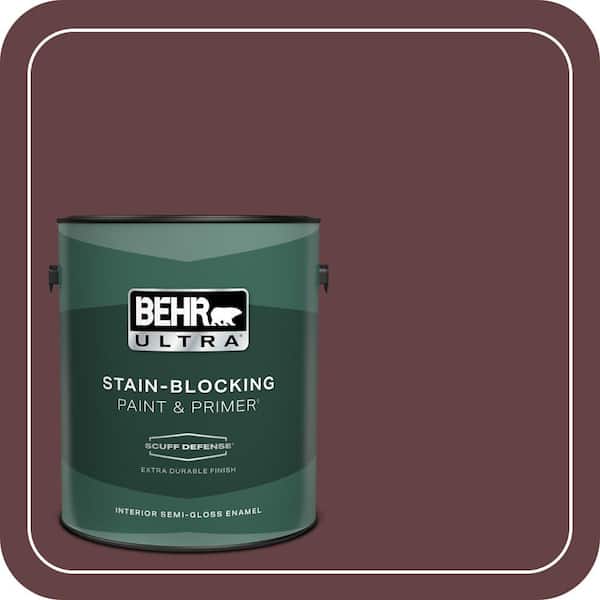 BEHR ULTRA 1 gal. #T11-10 Wild Thing Extra Durable Semi-Gloss Enamel Interior Paint & Primer