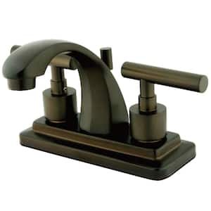 Manhattan 4 in. Centerset 2-Handle Bathroom Faucet in Oil Rubbed Bronze