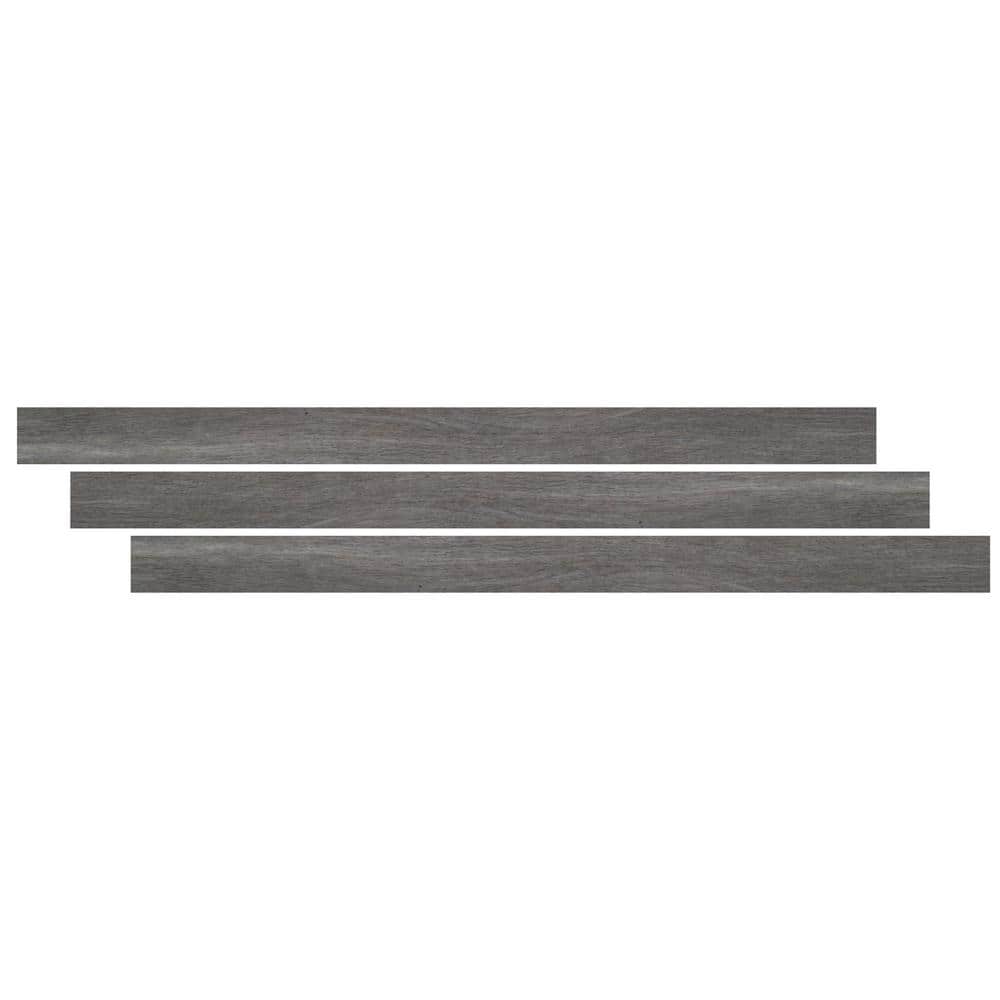 Urban Ash Gray Luxury Vinyl End Cap Molding, 94-inch