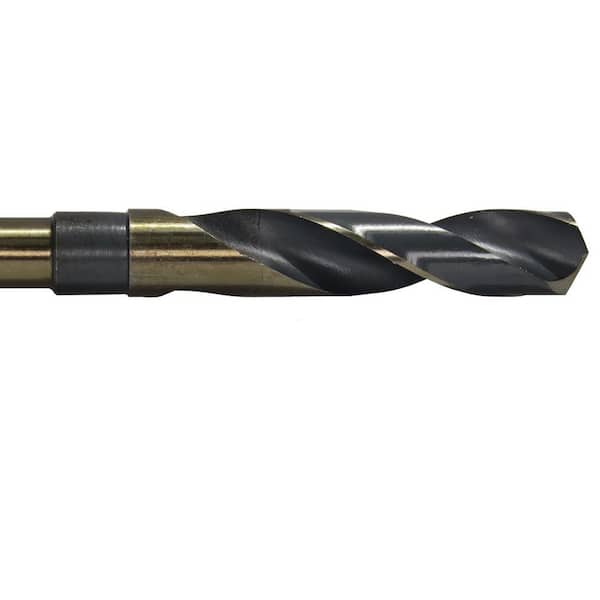 Drill America 1-1/8 in. High Speed Steel Twist Black and Gold