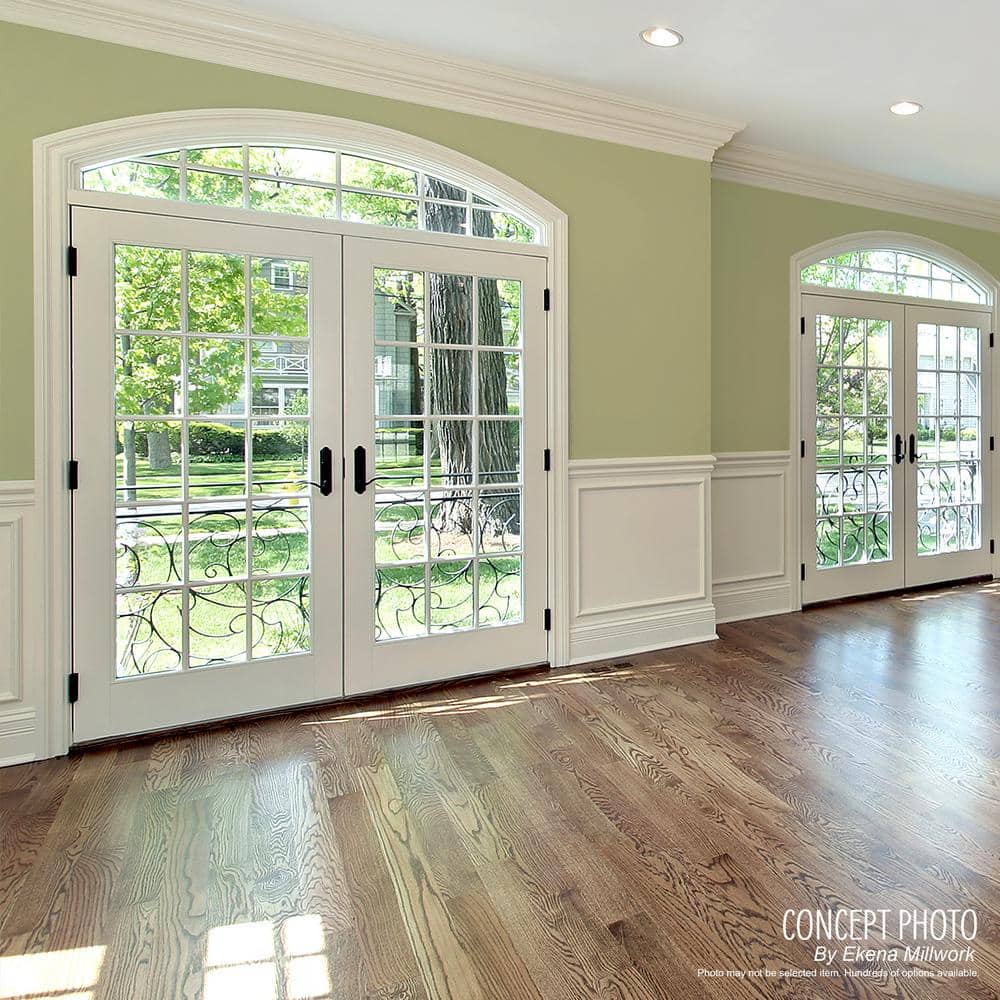 Ekena Millwork SAMPLE - Endurathane Flower Crown Moulding, 5 3/4"H x 5 7/8"P x 7 7/8"F x 12"L, Factory Primed