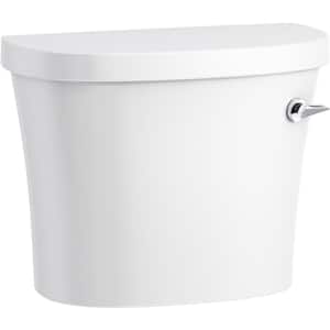 Kingston 17 in. H 1.28 GPF Single Flush Toilet Tank Only with Right Hand Trip Lever in White