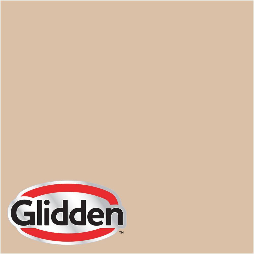 Glidden Premium 1 gal. #HDGO49 Dapper Tan Flat Interior Paint with ...