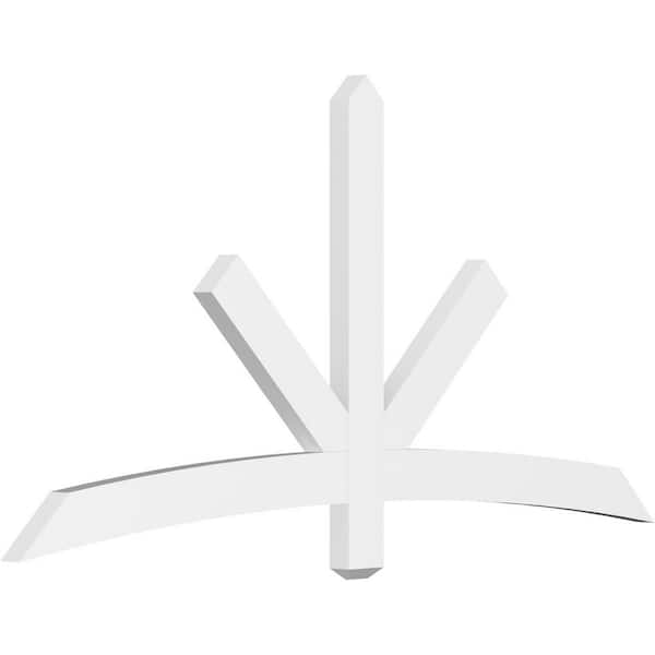 Ekena Millwork Alberta 72 in. W x 36 in. H x 2 in. D Signature Polyurethane Bracket
