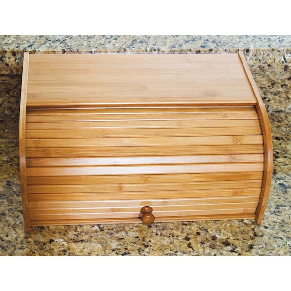 Lipper Bamboo Rolltop Bread Box