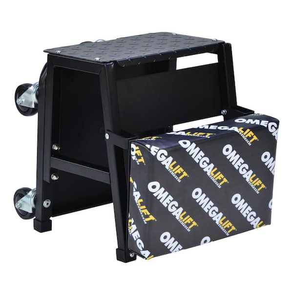 Omega Lift 2-in-1 Mechanics Creeper Seat/Step Stool