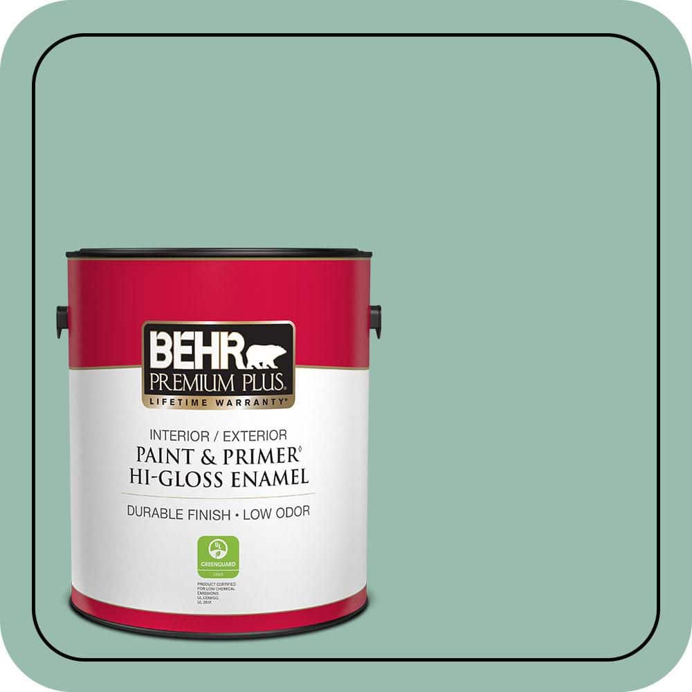 1 gal. #M430-4 Sunstone Hi-Gloss Enamel Interior/Exterior Paint & Primer price history on PriceWatchPro