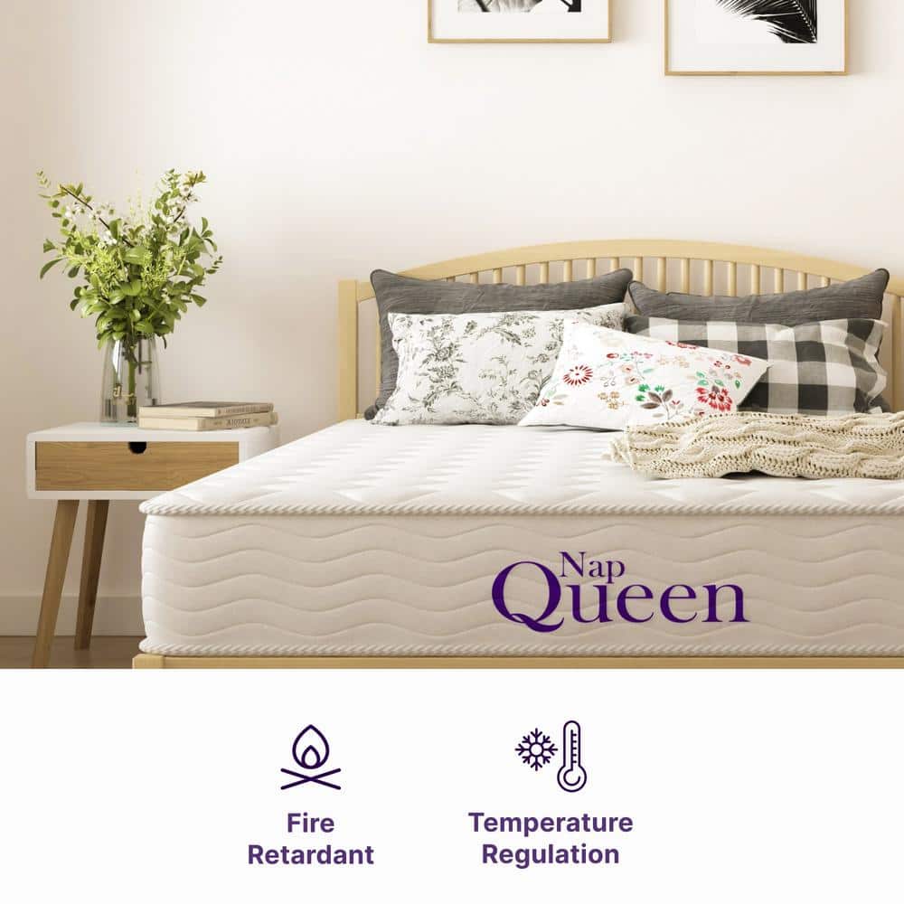 NapQueen 8" Full Size White Innerspring Mattress