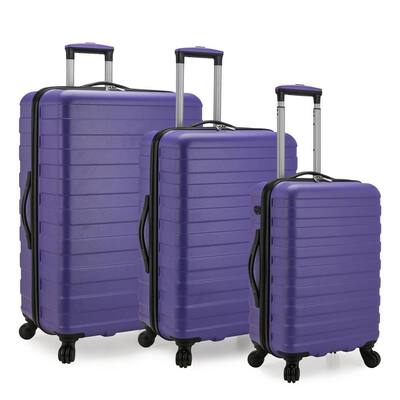 purple suitcase set