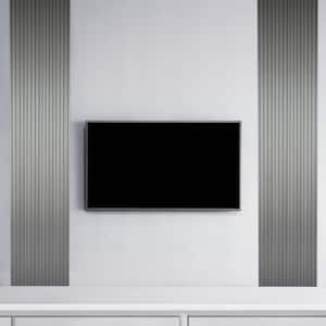 0.83 in. x 6 in. x 8.5 ft. Easy DIY Classic Gray WPC Fluted Decorative Wall Paneling 8-Pack (34 sq. ft./CS)